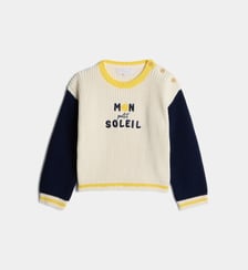 Pull droit Atouan en maille de coton Cadet Rousselle