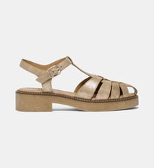 Sandales plates Fanny Bocage