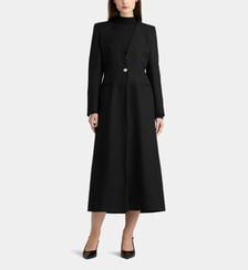 Manteau long Denise sans col Martin Martin