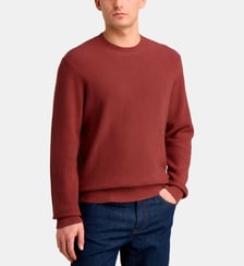 Pull droit Pulitch maille texturée coton bio Galeries Lafayette