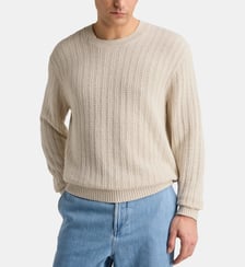 Pull droit Pop coton texturé  Galeries Lafayette