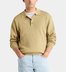 Pull polo rugby Pugby maille coton Galeries Lafayette