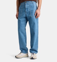 Jean droit charpenter Panim coton Galeries Lafayette