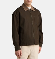 Veste droite Parbo en coton bio Galeries Lafayette