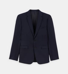 Veste de costume mi-longue Jones en laine Balibaris