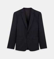 Veste de costume mi-longue en laine Gekko Balibaris