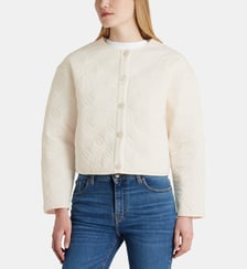 Veste droite matelassée Chamarel coton Galeries Lafayette