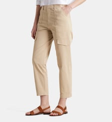 Pantalon carotte Robin Gab coton  Galeries Lafayette