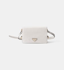 Sac à main en cuir signature Prada