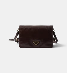 Sac à main en cuir signature Prada