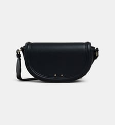 Sac à main demi lune Solea effet grainé recyclé ou effet paille Galeries Lafayette