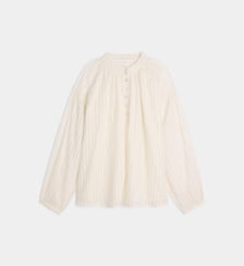 Chemise Aclichy fines rayures en coton bio Cadet Rousselle
