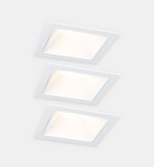 Lot de 3 spots encastrés LED Coin 3 x 6W 3-Step-Dim Paulmann