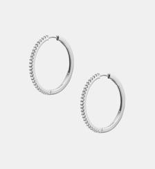 Boucles d'oreille créoles Fossil