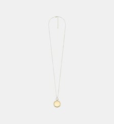 Sautoir avec pendentif rond Fossil