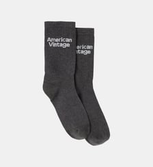 Chaussettes classiques signature en coton American Vintage