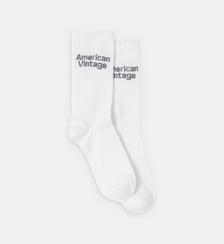 Chaussettes classiques signature en coton American Vintage