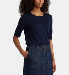 Pull Lyvia en laine mérinos unie Jodhpur