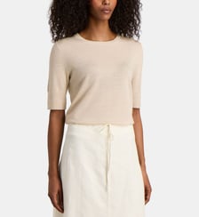 Pull Lyvia en laine mérinos unie Jodhpur