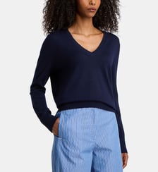 Pull Lux en laine mérinos unie Jodhpur