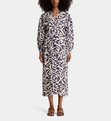 Robe portefeuille longue Lucrece florale Jodhpur