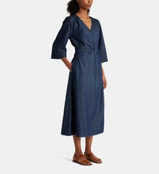 Robe kimono longue Linka denim Jodhpur