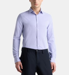 Chemise ajustée Mtak rayures bâtons recyclé stretch Galeries Lafayette