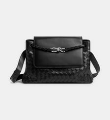 Sacoche Messenger M en cuir Bottega Veneta