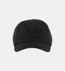 Casquette de baseball en denim Miu Miu