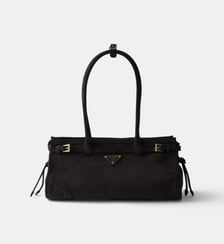 Sac à main en veau velours Bonnie Prada