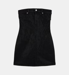 Robe courte tube bustier strass Alexander Wang