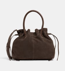 Sac cabas Cameron en cuir et suède Galeries Lafayette