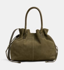 Sac cabas Cameron en cuir et suède Galeries Lafayette