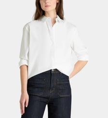 Chemise droite Alma Pop popeline coton Galeries Lafayette