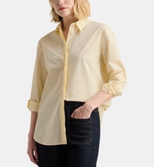 Chemise droite Alma Pop popeline coton Galeries Lafayette
