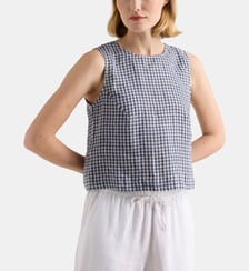 Top sans manches Corfou Lin lavé européen™ Galeries Lafayette