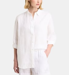 Chemise droite Alma lin lavé Galeries Lafayette