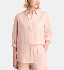 Chemise droite Alma lin lavé Galeries Lafayette