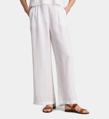 Pantalon large Caprice lin  Galeries Lafayette