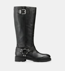 Bottes plates Darina en cuir Cosmoparis