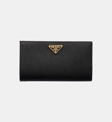 Portefeuille en cuir Saffiano Prada