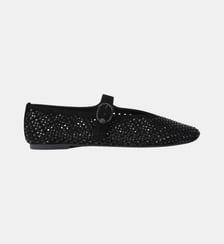 Ballerines Mayfair strass en cuir Kurt Geiger London