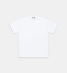 T-shirt droit coton cœur au dos Comme des Garçons PLAY