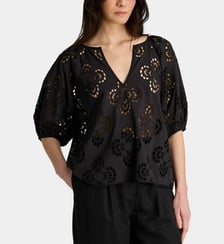 Top Clara broderie anglaise coton bio Galeries Lafayette