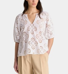 Top Clara broderie anglaise coton bio Galeries Lafayette
