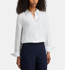 Chemise droite Manu à rayures coton 
 Jodhpur