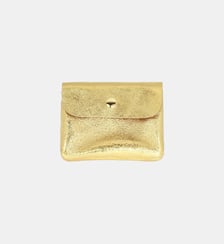Porte-monnaie Twin S en cuir  Les Cléias