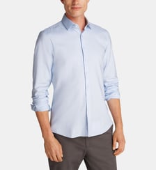 Chemise slim coton dobby sans repassage Calvin Klein
