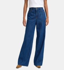 Jean large Stella a line en coton Lee