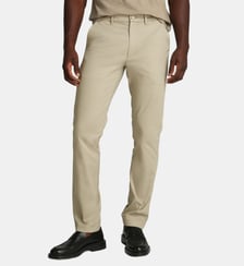 Pantalon chino slim coton satiné stretch Calvin Klein